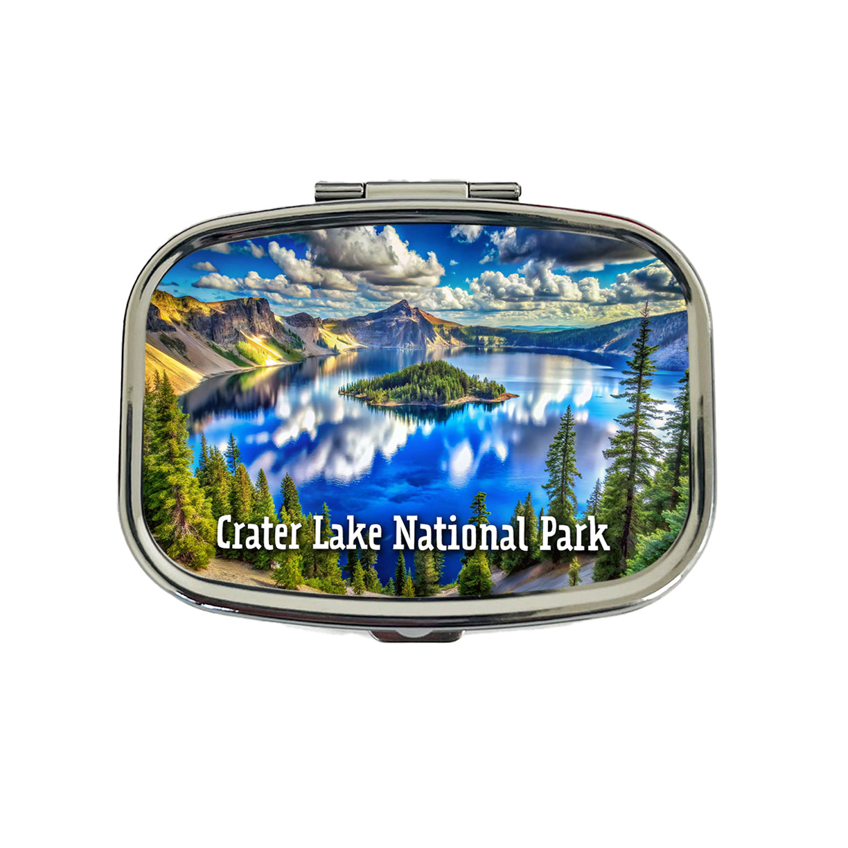 Crater Lake National Park Oregon Travel Pill Box Case