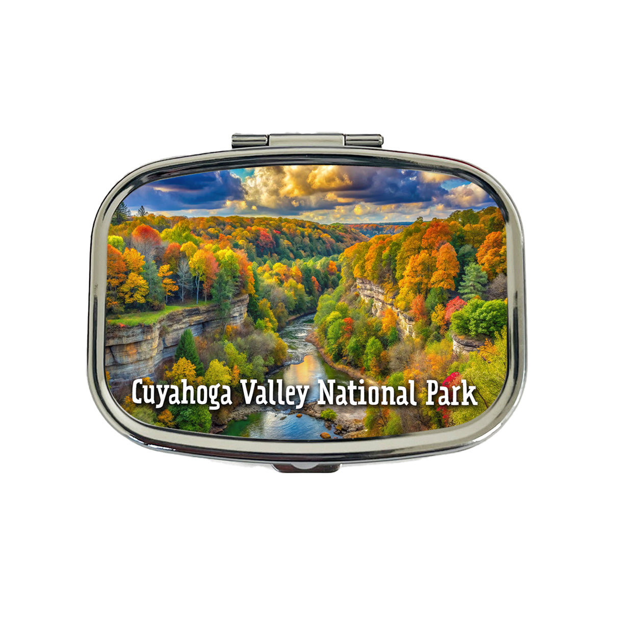 Cuyahoga Valley National Park Ohio Travel Pill Box Case