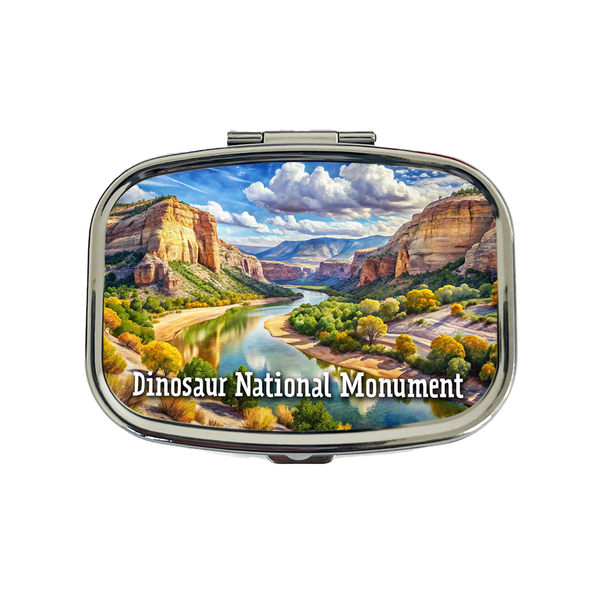 Dinosaur National Monument Colorado, Utah Travel Pill Box Case
