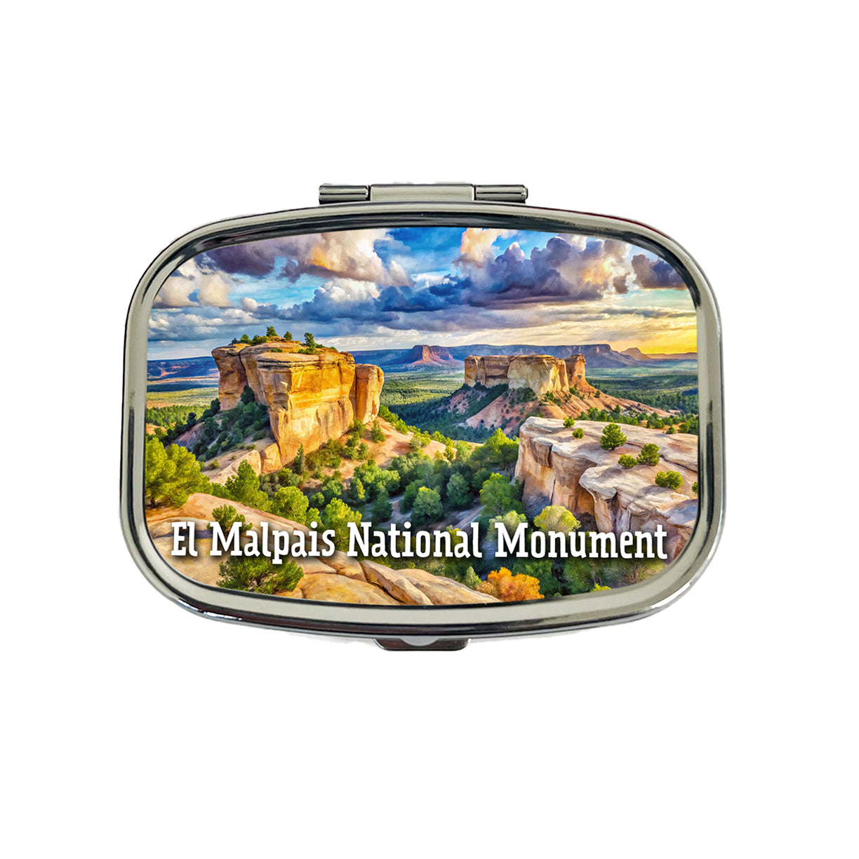El Malpais National Monument New Mexico Travel Pill Box Case