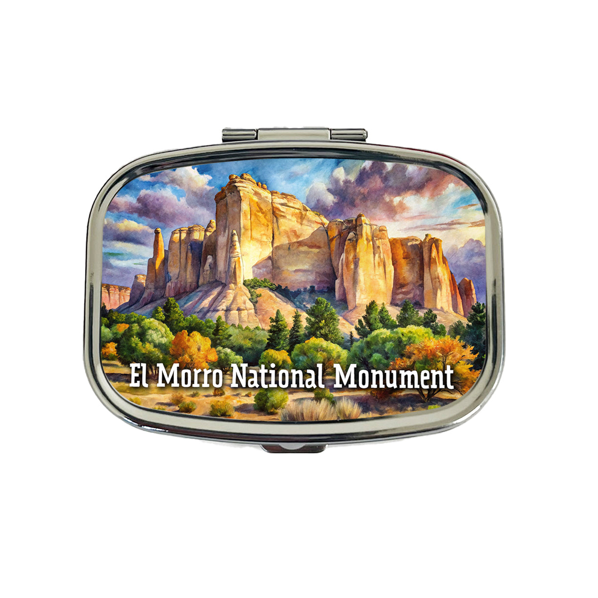 El Morro National Monument New Mexico Travel Pill Box Case