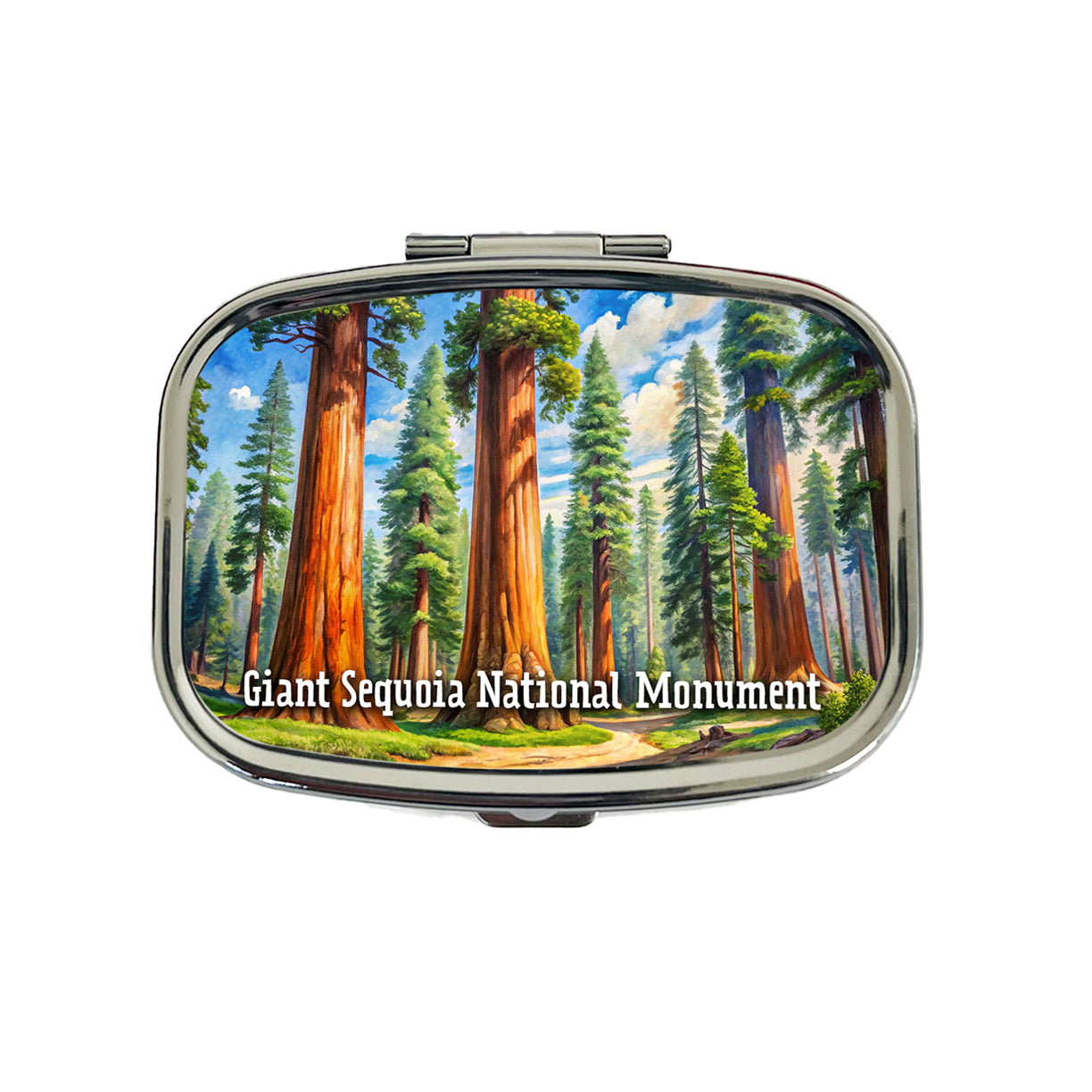 Giant Sequoia National Monument California Travel Pill Box Case