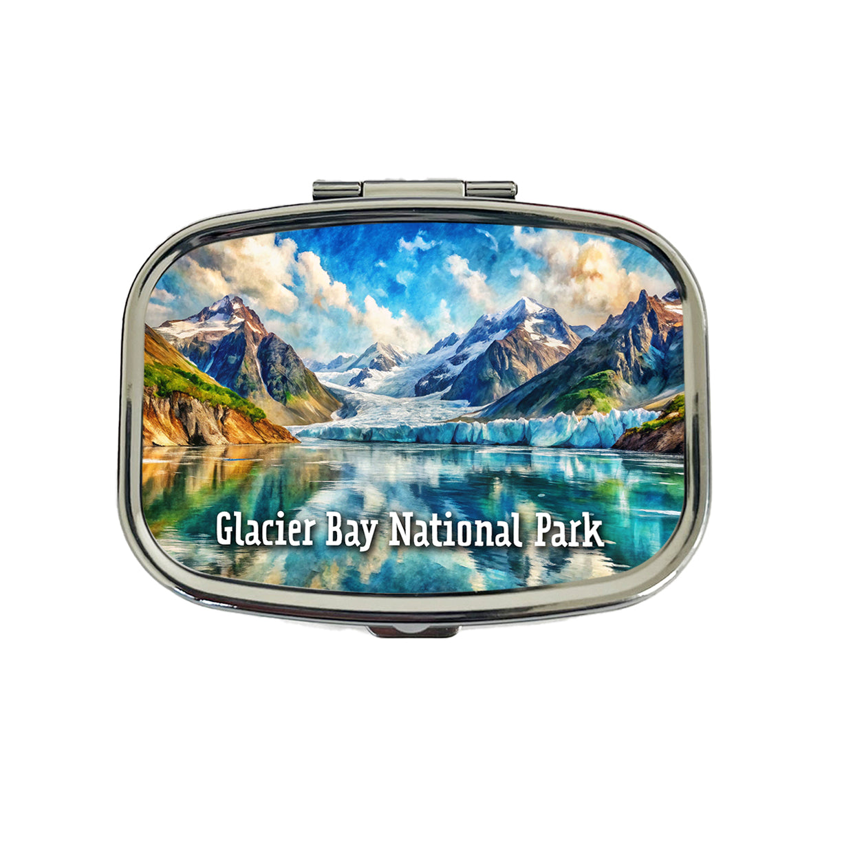 Glacier Bay National Park Alaska Travel Pill Box Case