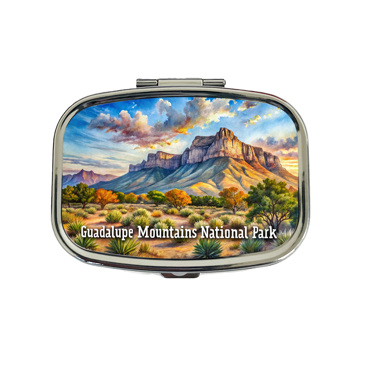 Guadalupe Mountains National Park Texas Travel Pill Box Case