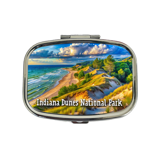 Indiana Dunes National Park Indiana Travel Pill Box Case