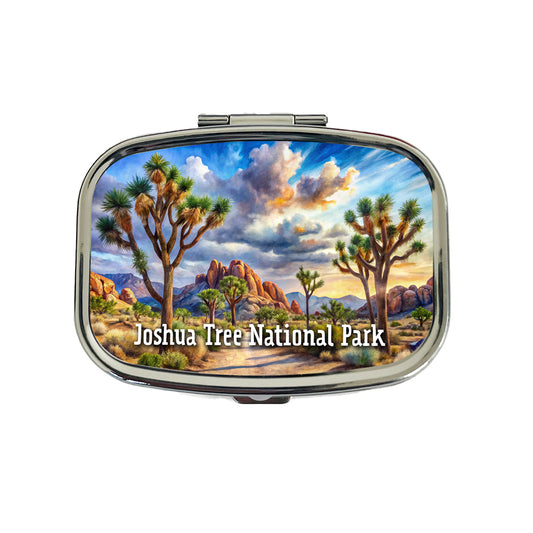 Joshua Tree National Park California Travel Pill Box Case