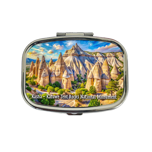 Kasha - Katuwe Tent Rocks National Monument New Mexico Travel Pill Box Case