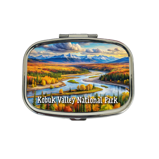 Kobuk Valley National Park Alaska Travel Pill Box Case
