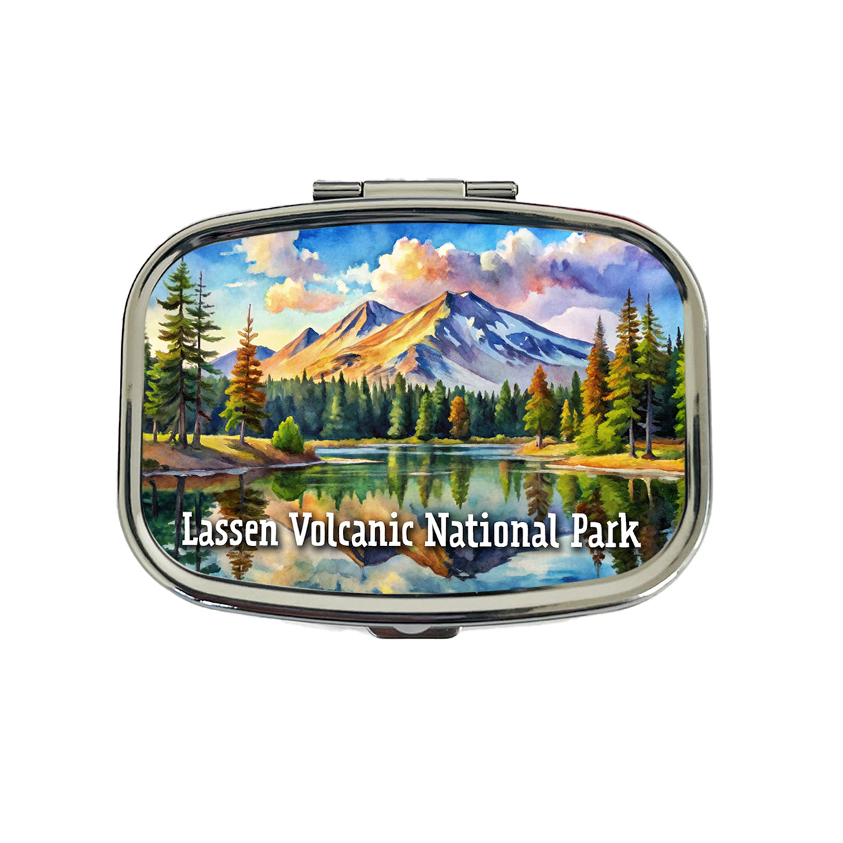 Lassen Volcanic National Park California Travel Pill Box Case