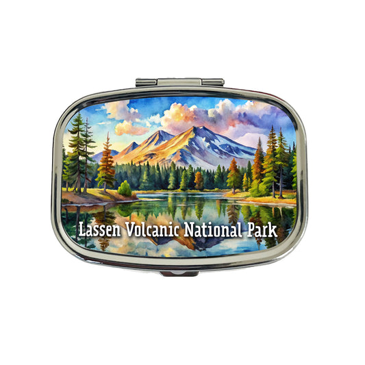 Lassen Volcanic National Park California Travel Pill Box Case