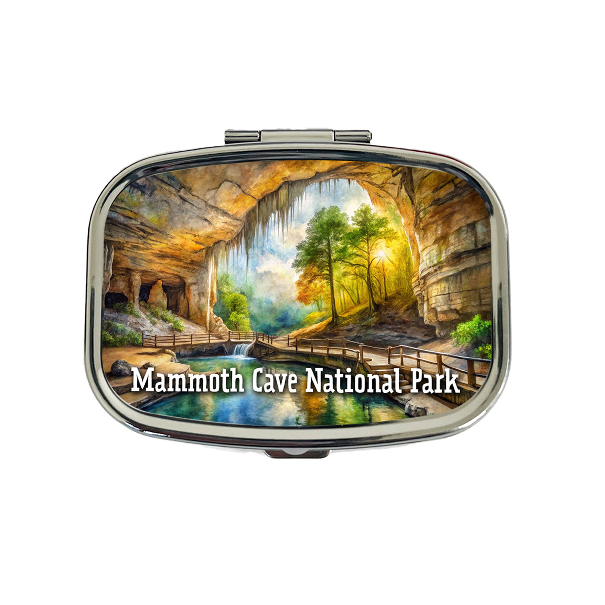 Mammoth Cave National Park Kentucky Travel Pill Box Case