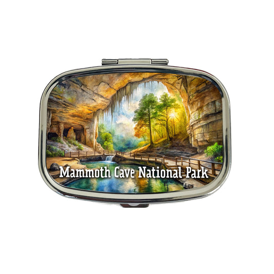 Mammoth Cave National Park Kentucky Travel Pill Box Case
