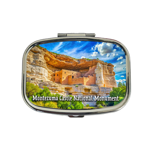 Montezuma Castle National Monument Arizona Travel Pill Box Case