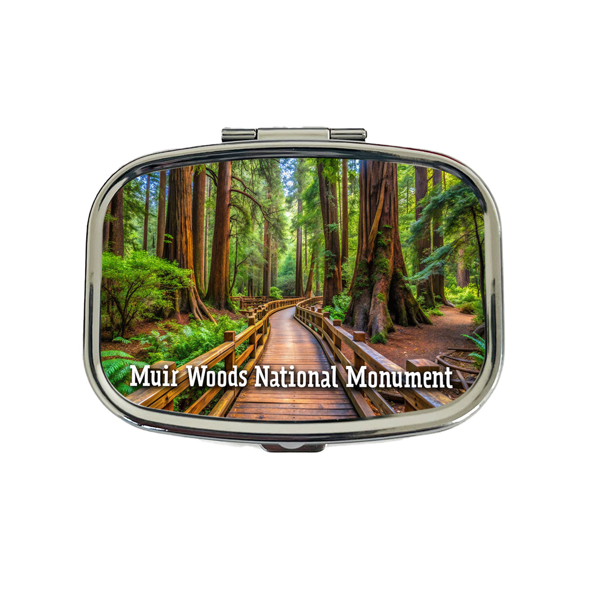 Muir Woods National Monument California Travel Pill Box Case