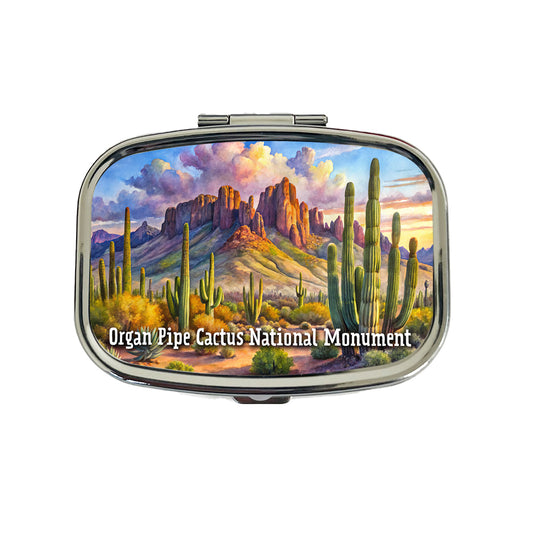 Organ Pipe Cactus National Monument Arizona Travel Pill Box Case