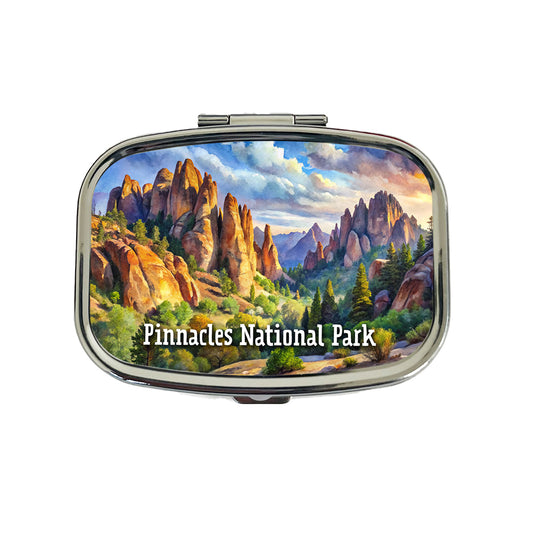 Pinnacles National Park California Travel Pill Box Case