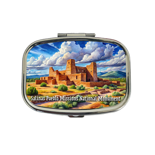 Salinas Pueblo Missions National Monument New Mexico Travel Pill Box Case