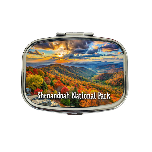 Shenandoah National Park Virginia Travel Pill Box Case