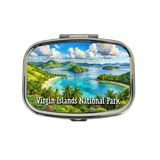Virgin Islands National Park Travel Pill Box Case