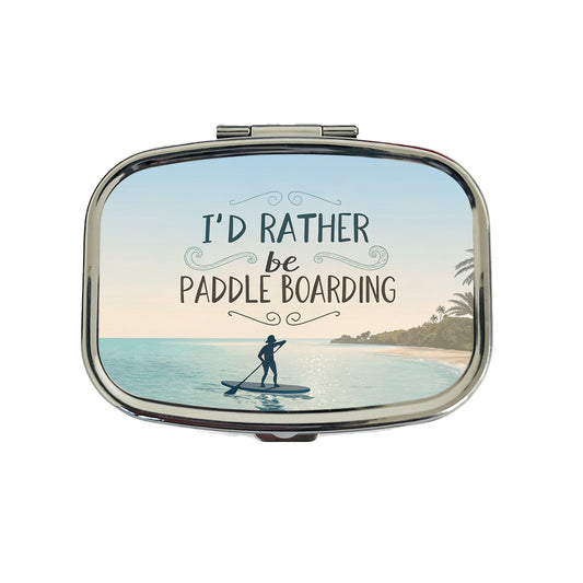 I'd Rather Be Paddle Boarding Travel Pill Box Case