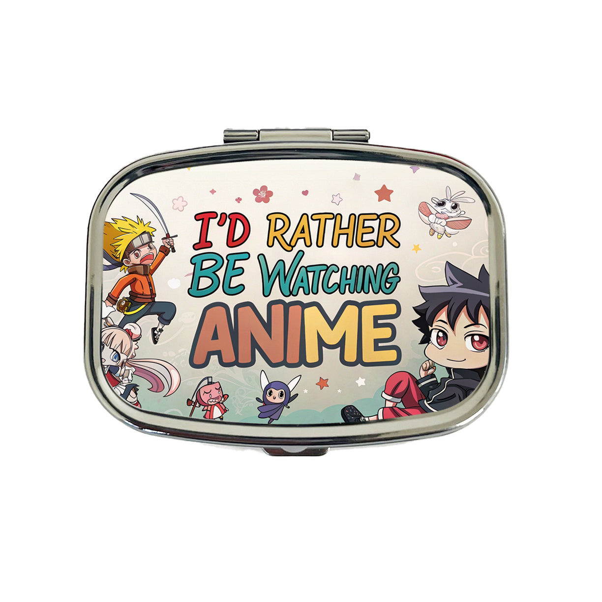 I'd Rather Be Watching Anime Travel Pill Box Case