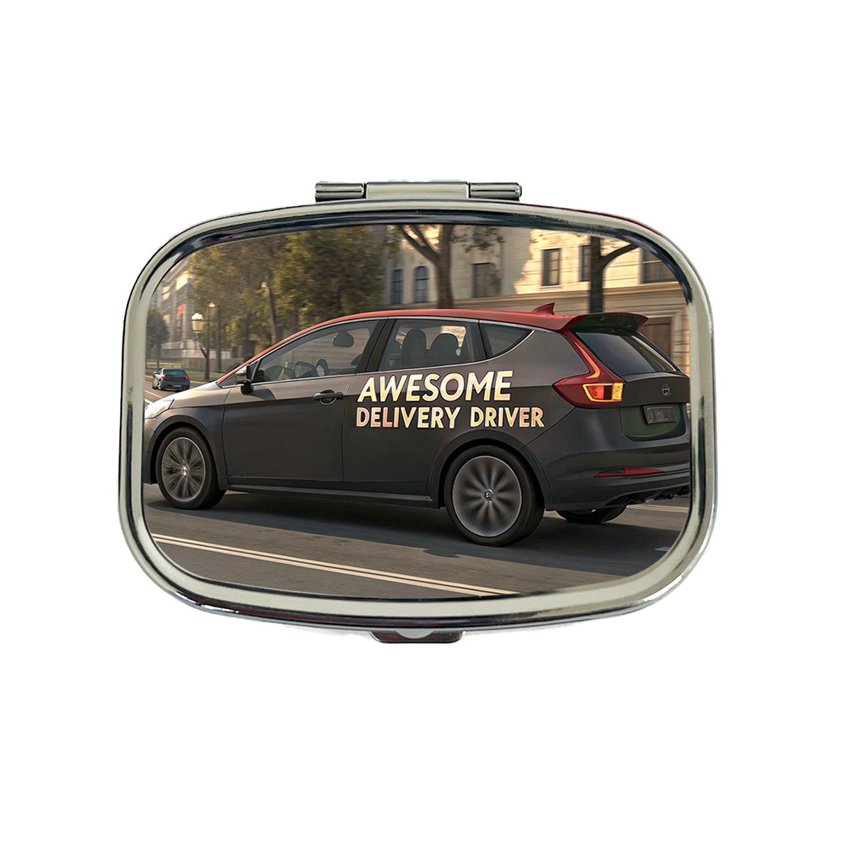 Awesome Delivery Driver Inspirational Travel Pill Box Case