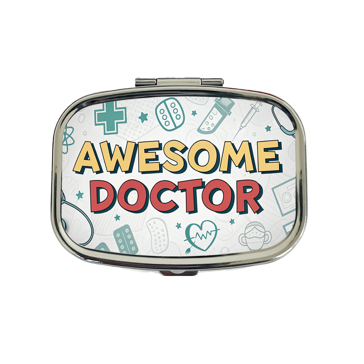 Awesome Doctor MD Inspirational Travel Pill Box Case