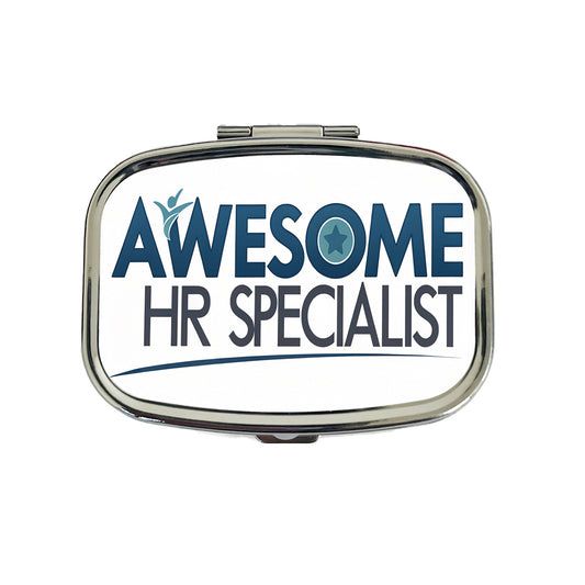 Awesome HR Specialist Human Resources Inspirational Travel Pill Box Case