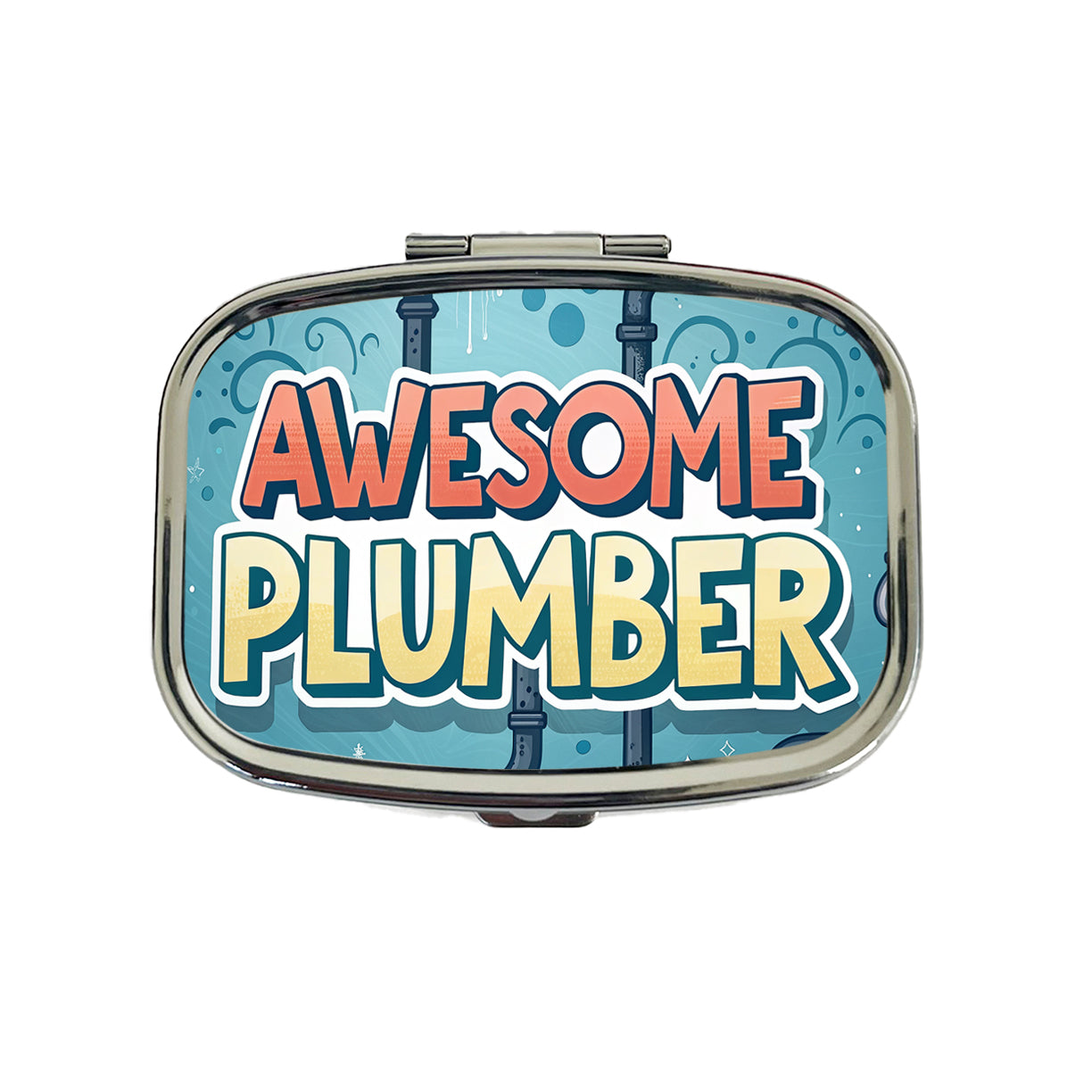 Awesome Plumber Inspirational Travel Pill Box Case