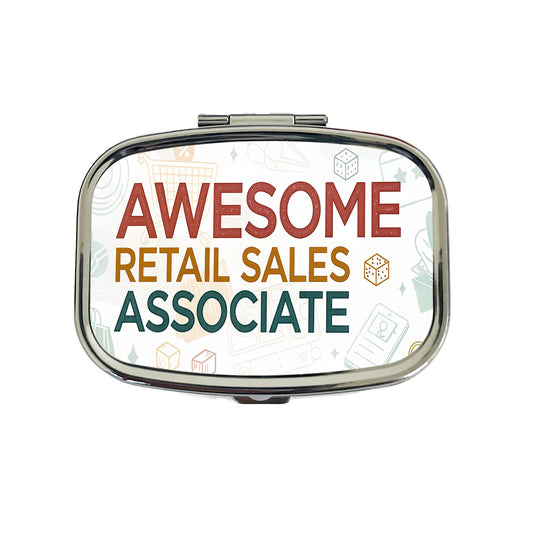 Awesome Retail Sales Associate Inspirational Travel Pill Box Case