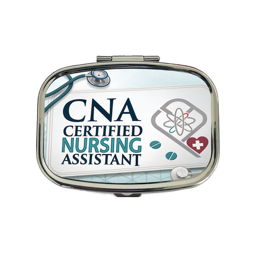 CNA Certified Nursing Assistant Medical Hospital Travel Pill Box Case