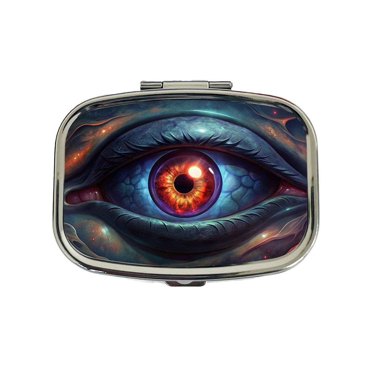 Evil Eye Scary Creepy Travel Pill Box Case