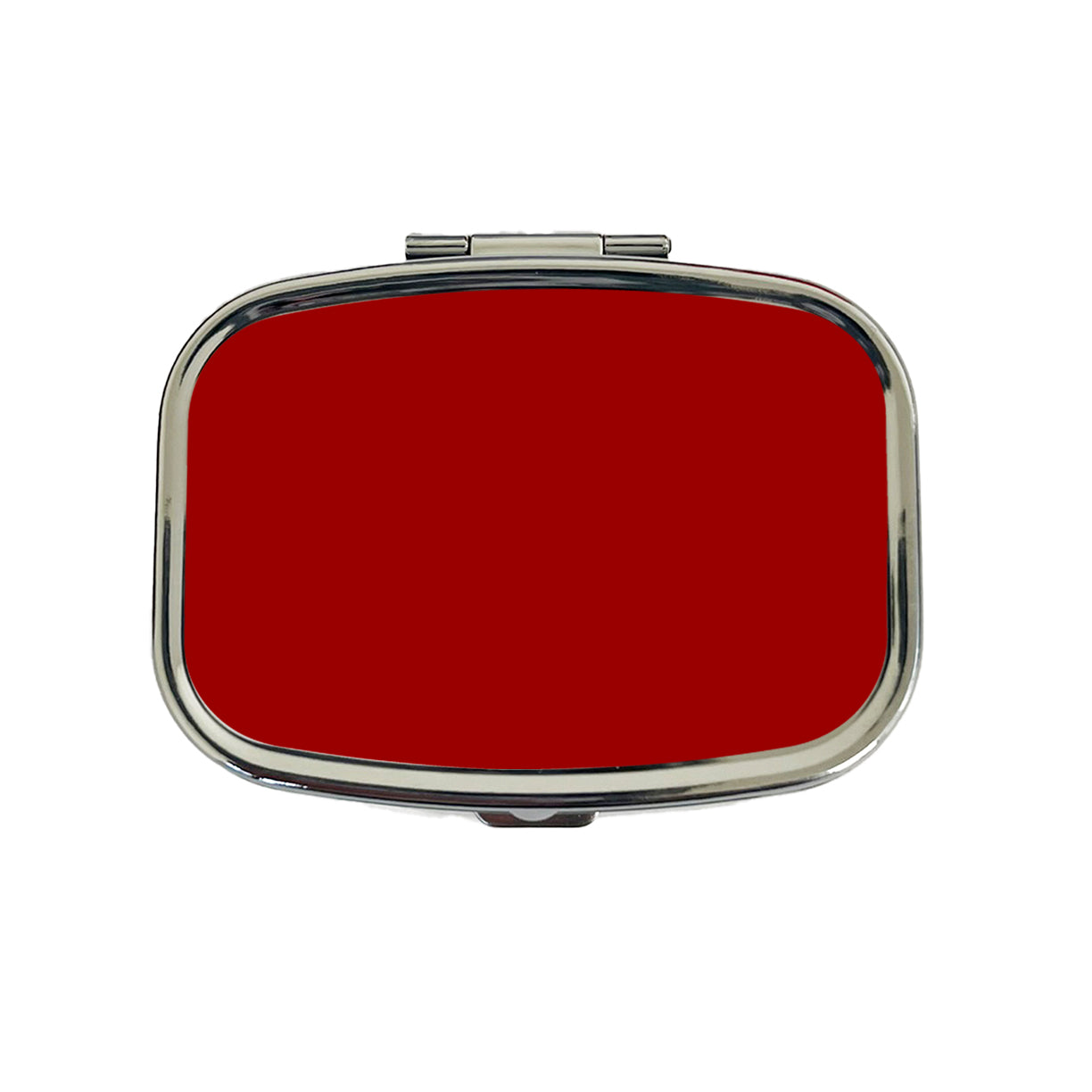 It's Just a Solid Dark Red Color Travel Pill Box Case