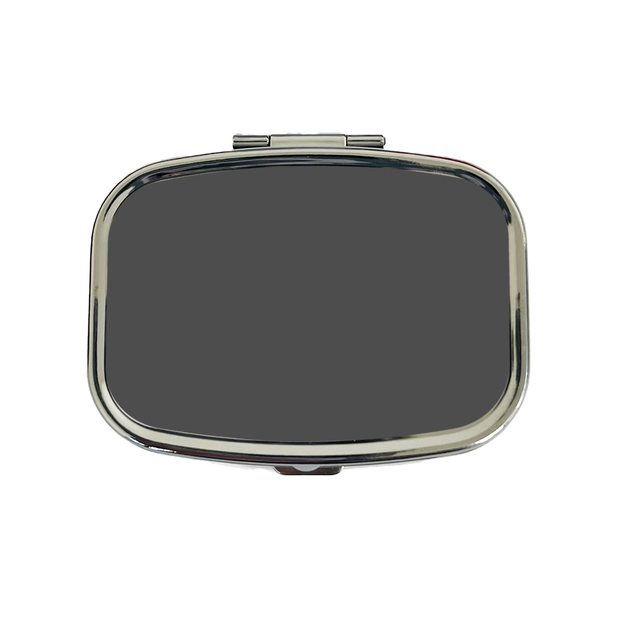 It's Just a Solid Gray Color Travel Pill Box Case