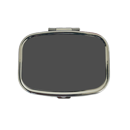 It's Just a Solid Gray Color Travel Pill Box Case