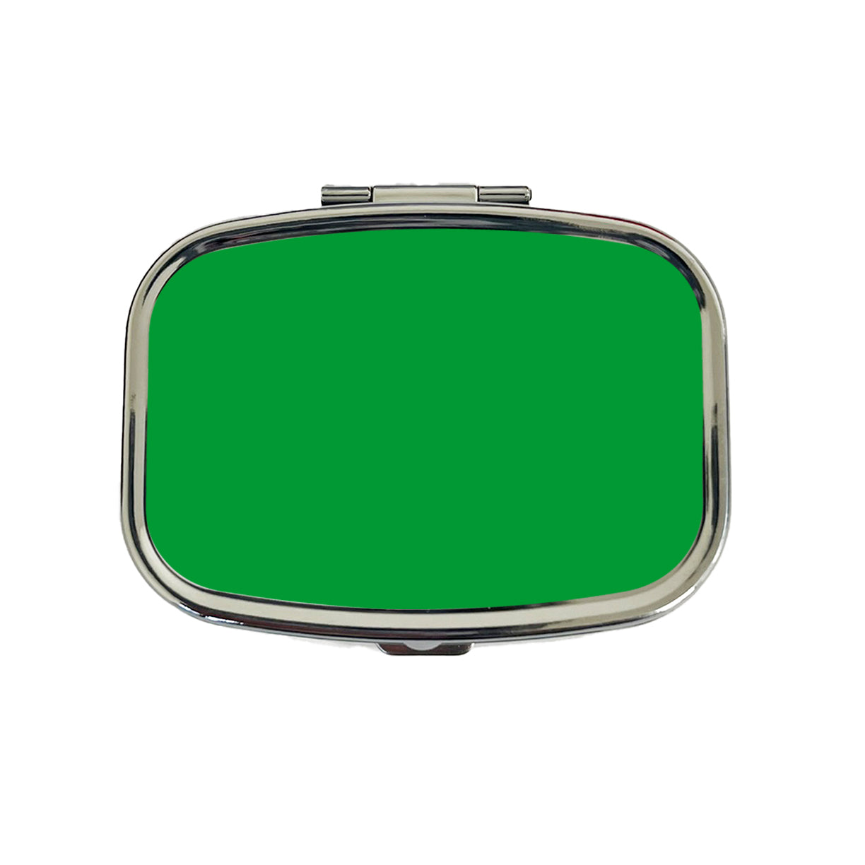 It's Just a Solid Green Color Travel Pill Box Case