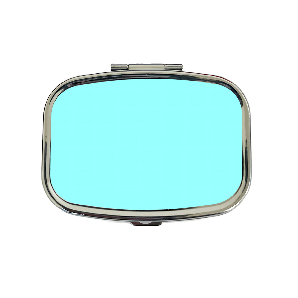It's Just a Solid Light Blue Color Travel Pill Box Case