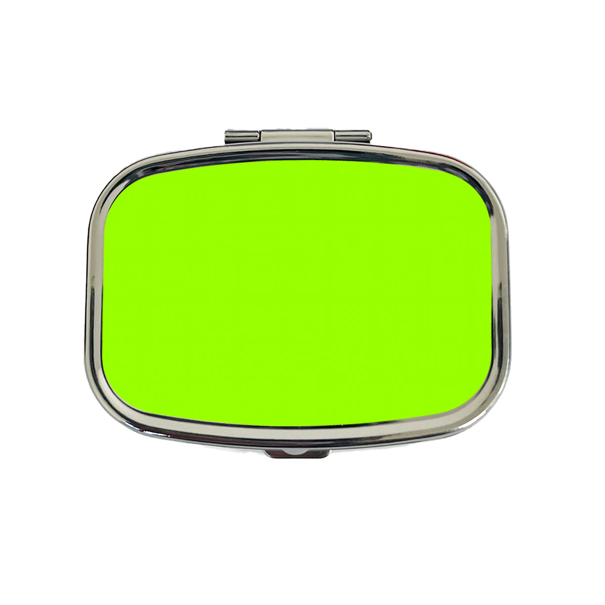 It's Just a Solid Lime Green Color Travel Pill Box Case