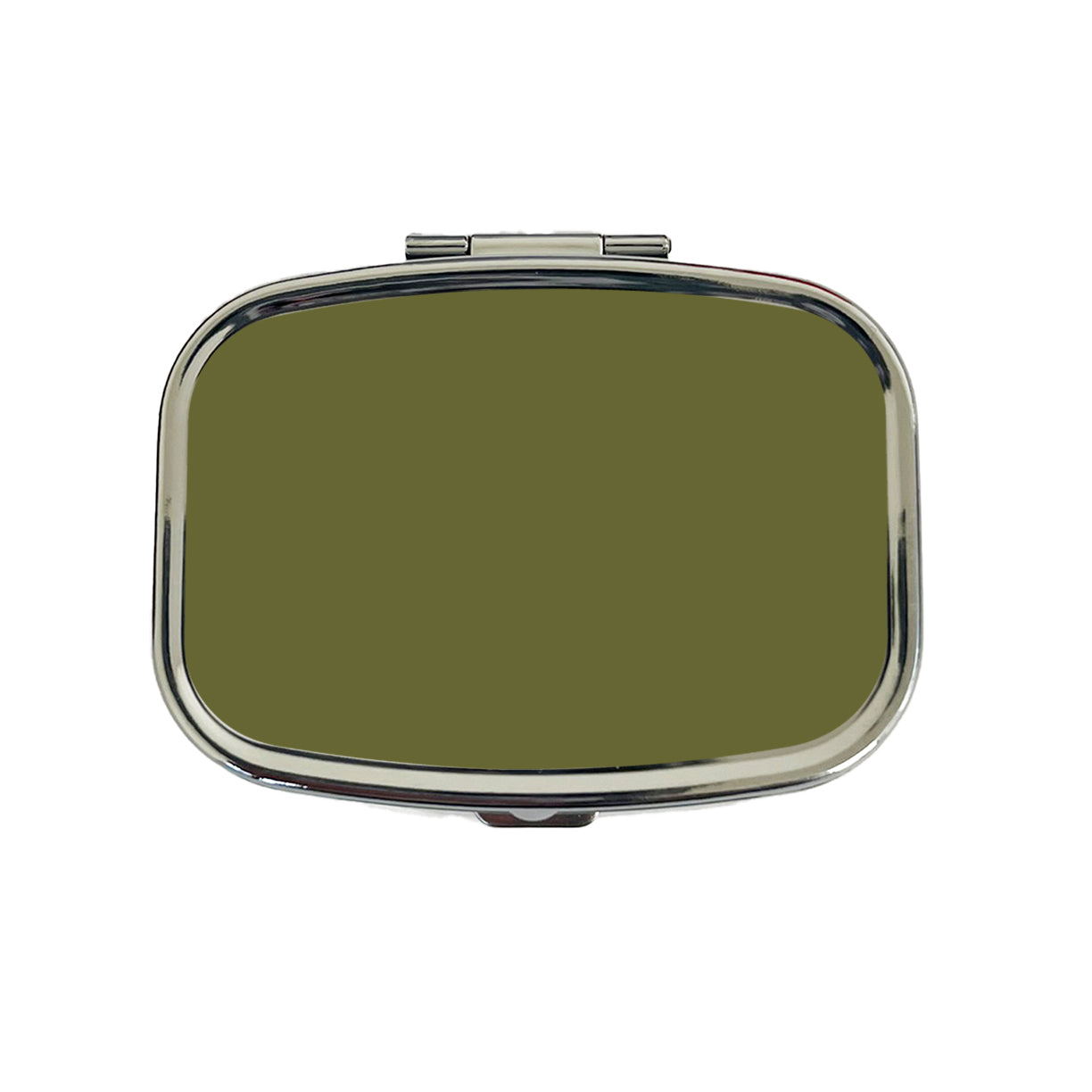 It's Just a Solid Olive Drab Color Travel Pill Box Case