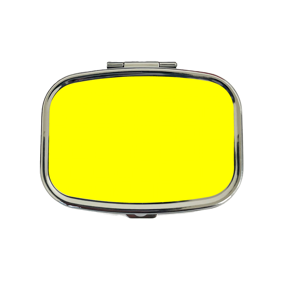 It's Just a Solid Yellow Color Travel Pill Box Case