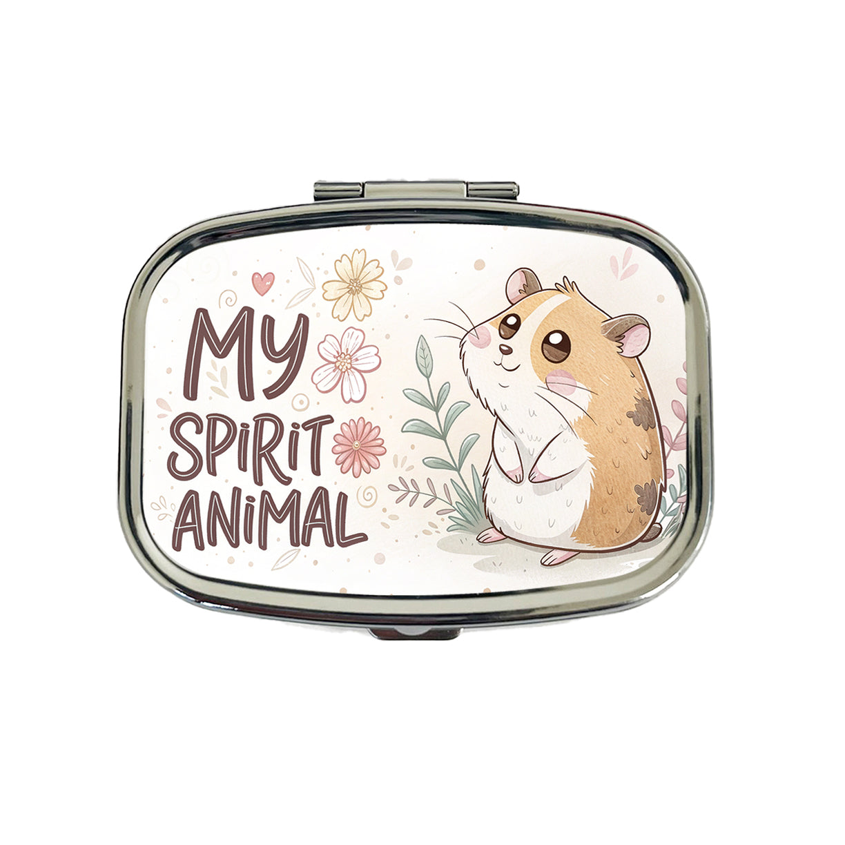 My Spirit Animal Hamster Funny Travel Pill Box Case