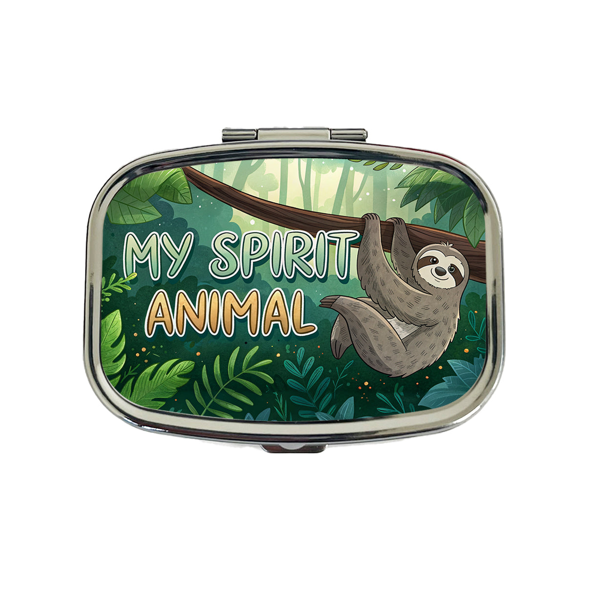 My Spirit Animal Sloth Funny Travel Pill Box Case