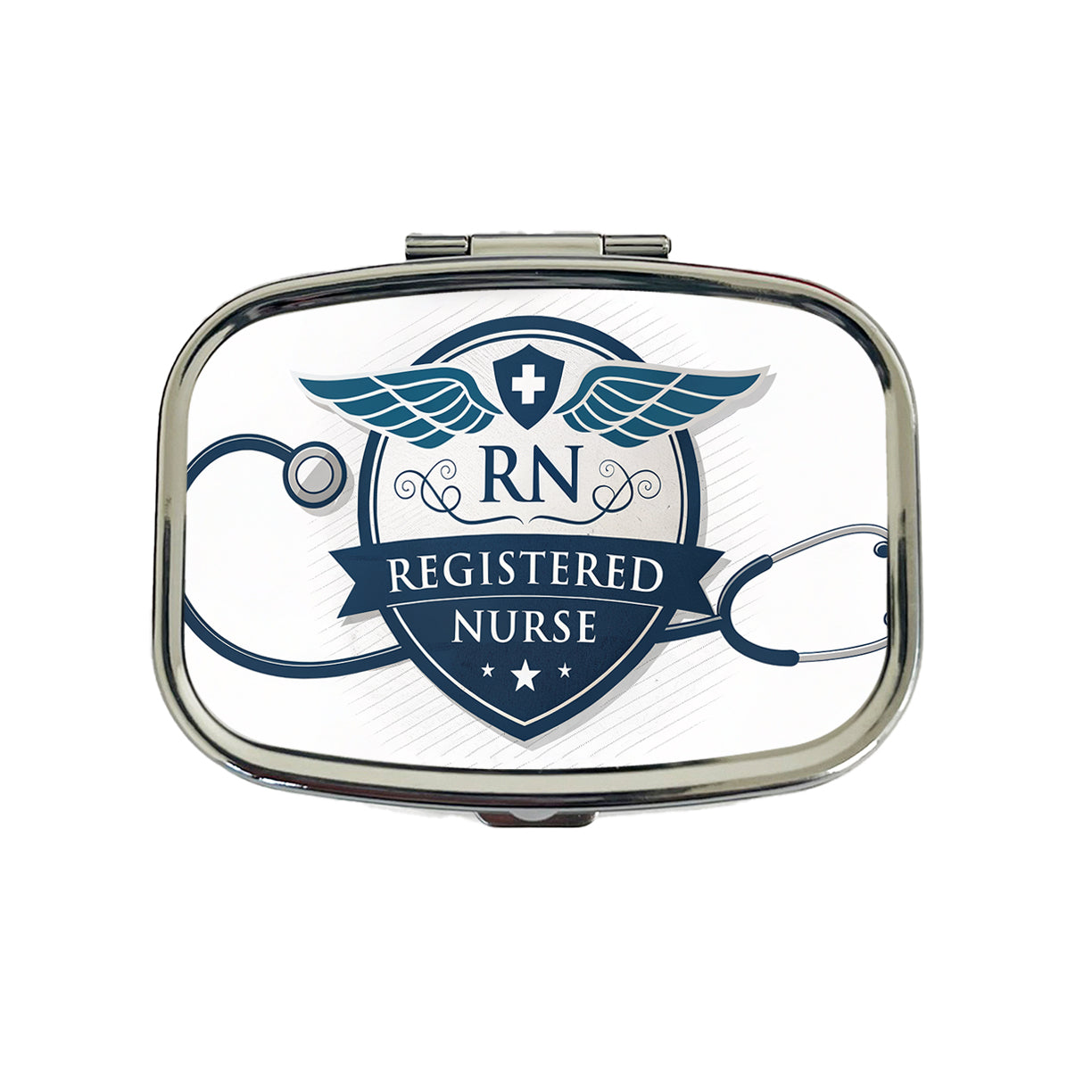 RN Registered Nurse Medical Hospital Travel Pill Box Case