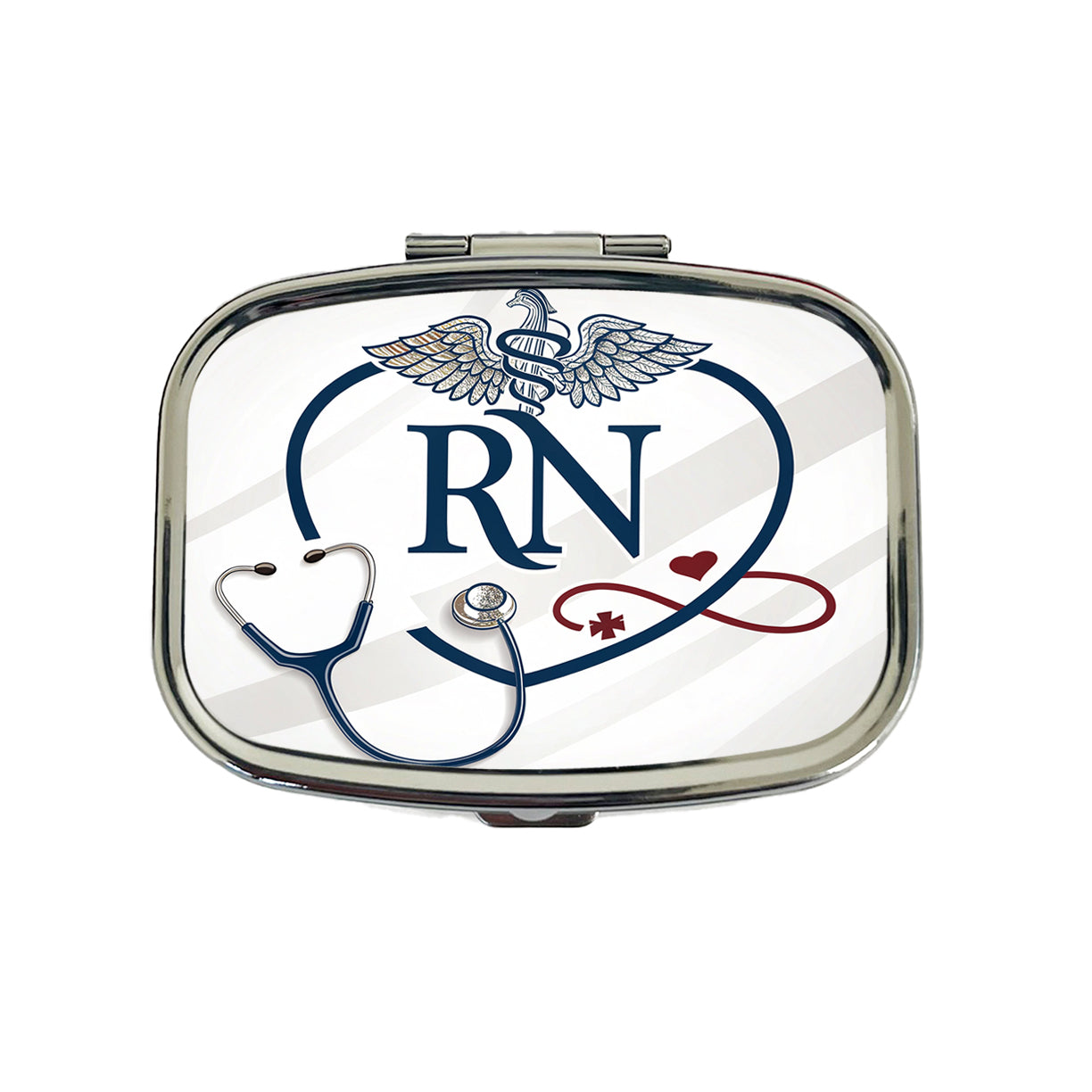 RN Registered Nurse Nursing Travel Pill Box Case