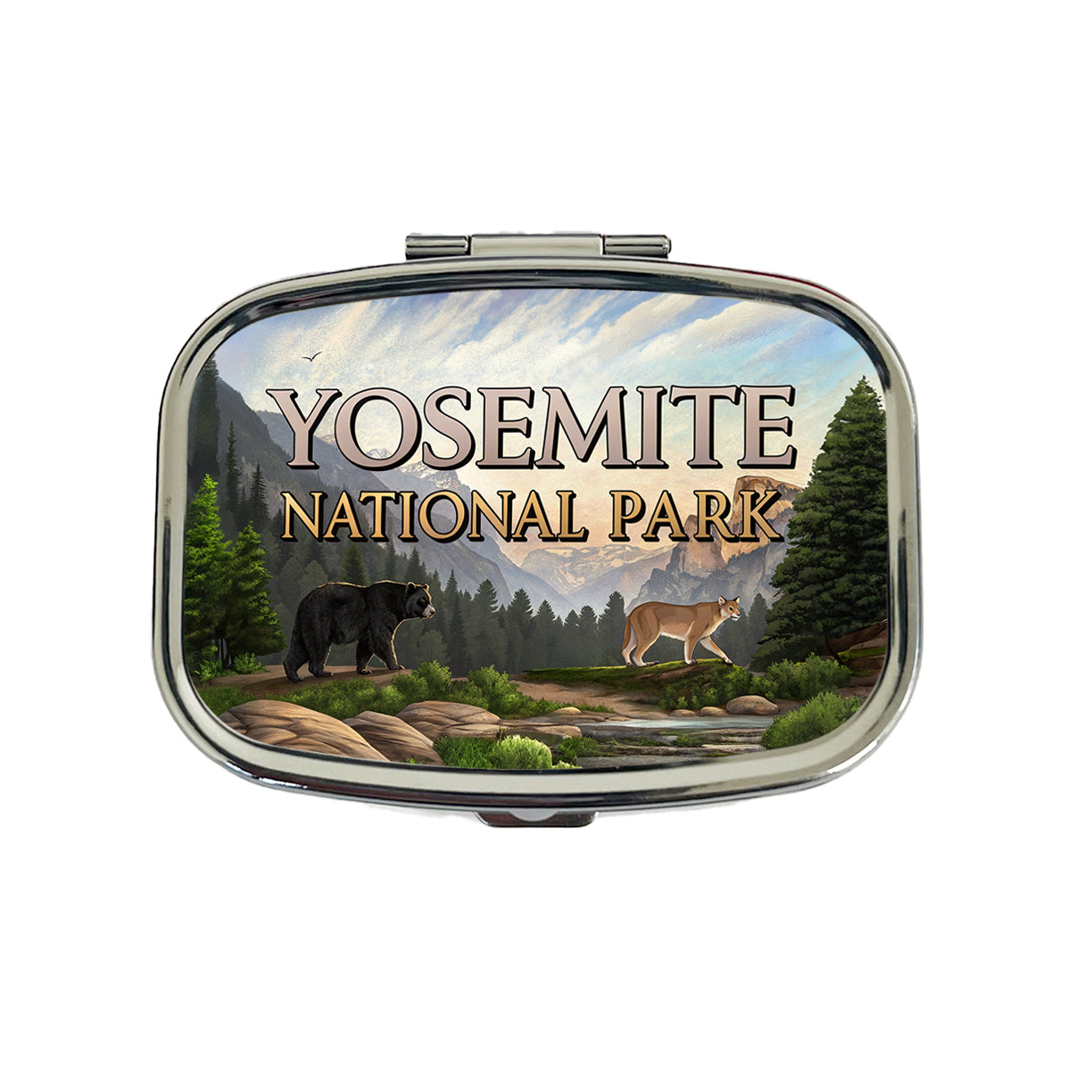 Yosemite National Park Animals Travel Pill Box Case