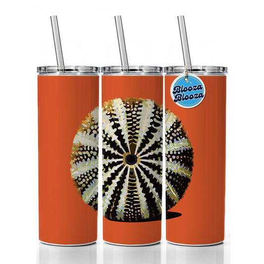 Sea Urchin Ocean Animal Echinoderm Skinny Tumbler 20oz with Straw Insulated Water Bottle Gift