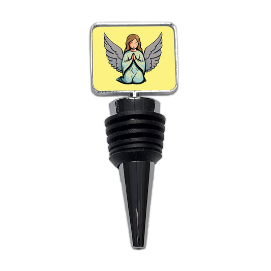 Angel Praying Christian Wine Bottle Stopper