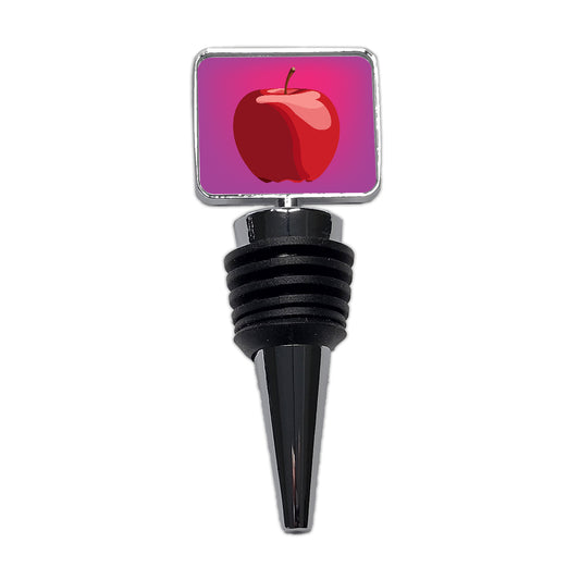 Apple Red Fruit Wine Bottle Stopper