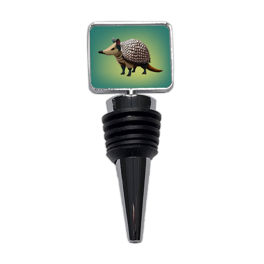 Armadillo Standing Wine Bottle Stopper