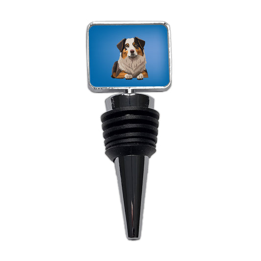 Australian Shepherd Dog Wine Bottle Stopper